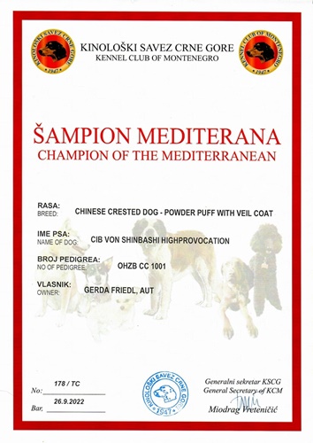26 Sep. 2022 - Champion Mediterran