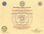 Memy diploma Beauty Champion Philippines