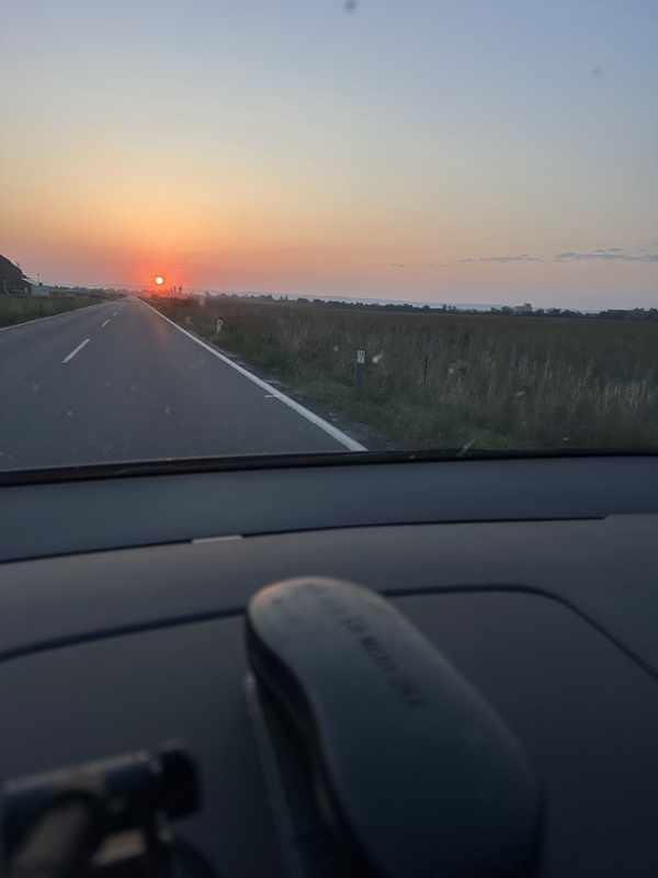 Sunrise on Trip to Bratislava/SK Sunrise on Trip to Bratislava/SK